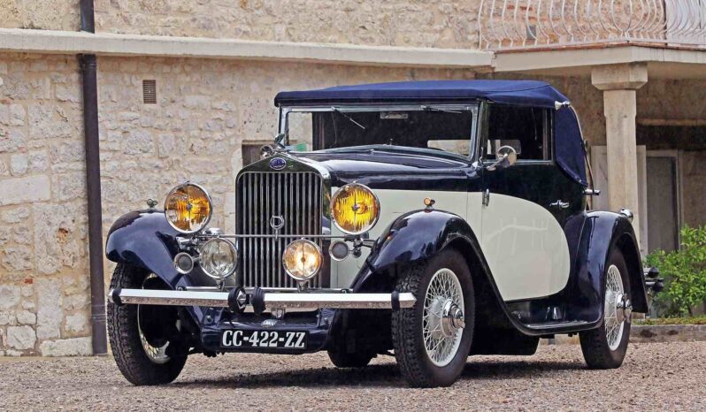 Delage D6 11 Cabriolet Mylord – 1933 complet