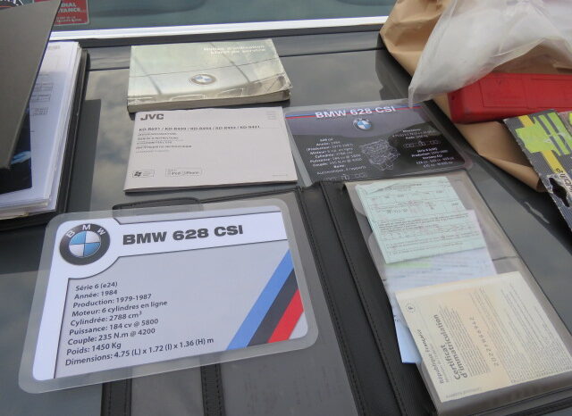 1984 BMW 628 CSI complet