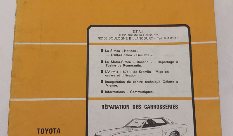 1973 Toyota CELICA 1600 ST complet