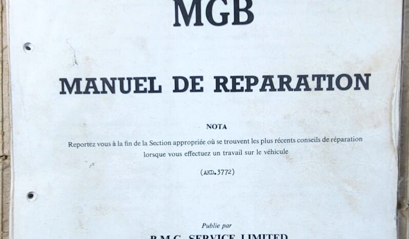 1962 Mg B MARK I full