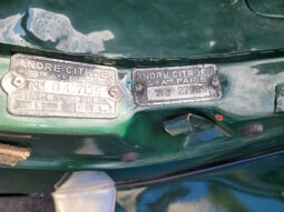 1938 Citroen Traction cabriolet complet