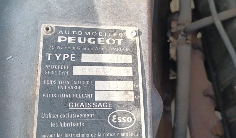 1969 Peugeot 404 Berline full