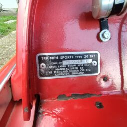 1960 Triumph TR3A complet