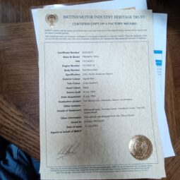 1960 Triumph TR3A complet