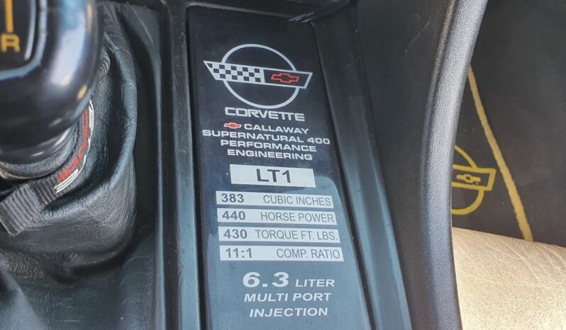 1993 Chevrolet Chevrolet Corvette C4 Callaway Supernatural 400 complet